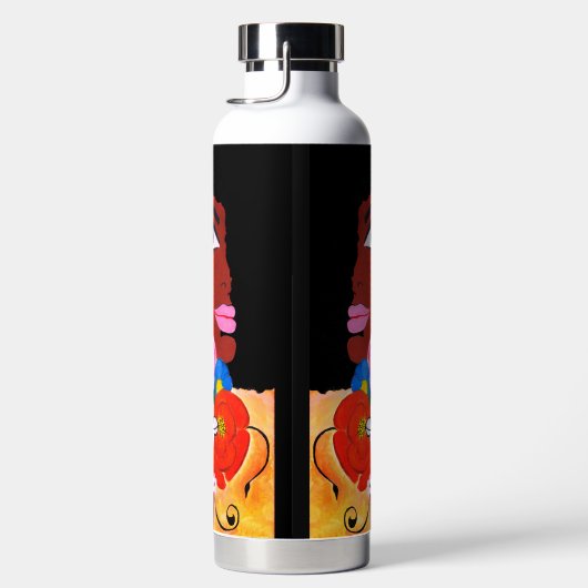 Zwarte vlinder - waterfles (Rechts)