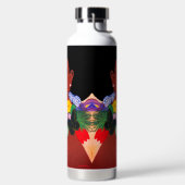 Zwarte vlinder - waterfles (Links)