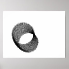 Zwarte Vlinder Wiskunde Bi-Perspectief Poster