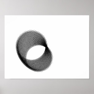 Zwarte Vlinder Wiskunde Bi-Perspectief Poster