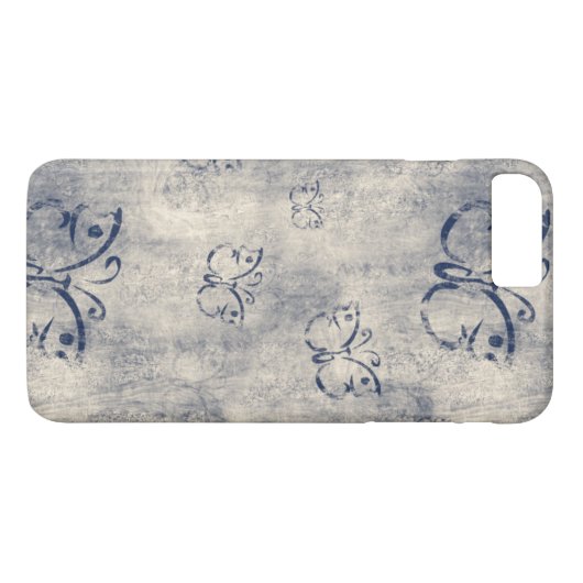 zwarte vlinders Case-Mate iPhone case (Achterkant (Horizontaal))