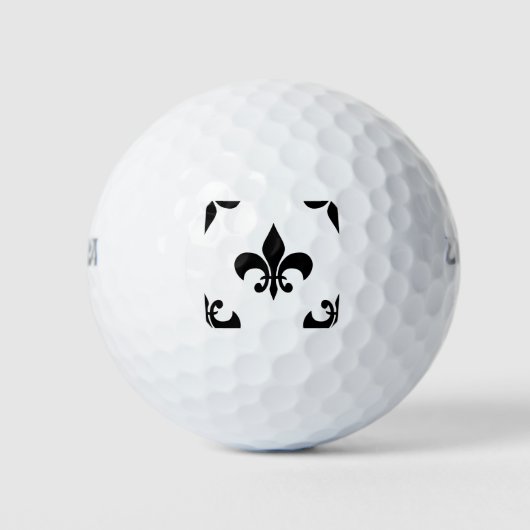 zwarte vloed golfballen (Voorkant)