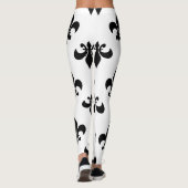 zwarte vloed leggings (Achterkant)