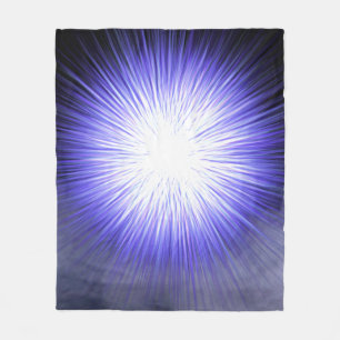 zwarte vloekzwarte rokervis met een uitbarsting va fleece deken