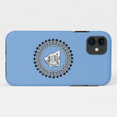 Zwarte voeten Nation Case-Mate iPhone Case (Achterkant (horizontaal))