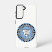 Zwarte voeten Nation Samsung Galaxy Hoesje (Achterkant)