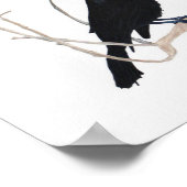 Zwarte Vogel 8x10 Afdruk Poster (Hoek)