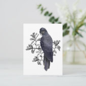 Zwarte vogel Australische zwarte cocaïne Briefkaart (Staand voorkant)