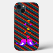 Zwarte vogel Case-Mate iPhone case (Achterkant)