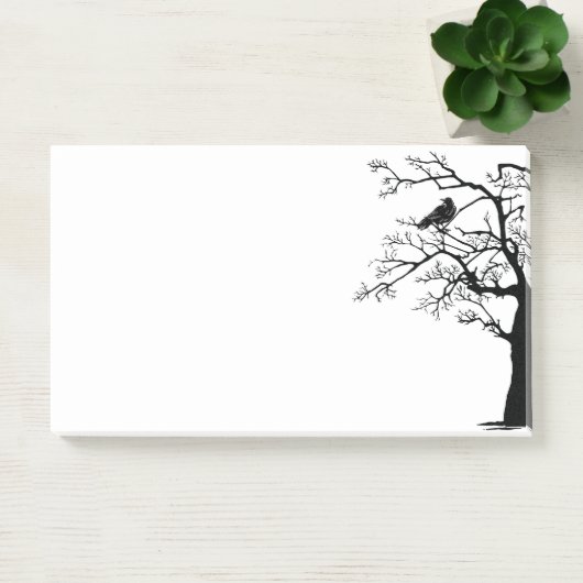 Zwarte vogel De Raven Sticky Post-it® Notes (Kantoor)