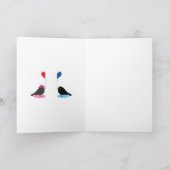 Zwarte Vogel Die Je Andere Helft Vindt Kaart (Binnen)