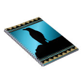 Zwarte vogel Het Notitieboek Raven (Rechterzijde)