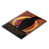 Zwarte vogel Het Notitieboek Raven (Linkerzijde)