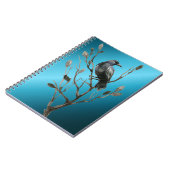 Zwarte vogel Het Notitieboek Raven (Linkerzijde)