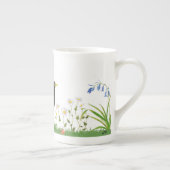 Zwarte vogel porselein kop (Rechts)