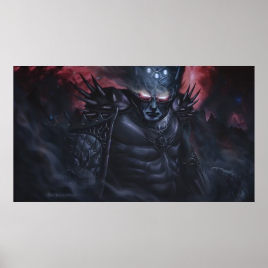 zwarte vogel poster (Voorkant)