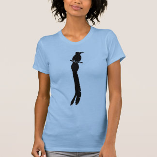 Zwarte vogel van Paradise Silhouette T-shirt