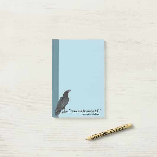 Zwarte vogels De Raven Post-it® Notes (Op bureau)