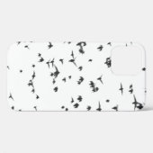 ZWARTE VOGELS DIE OP SKY VLIEGEN Case-Mate iPhone CASE (Achterkant (horizontaal))
