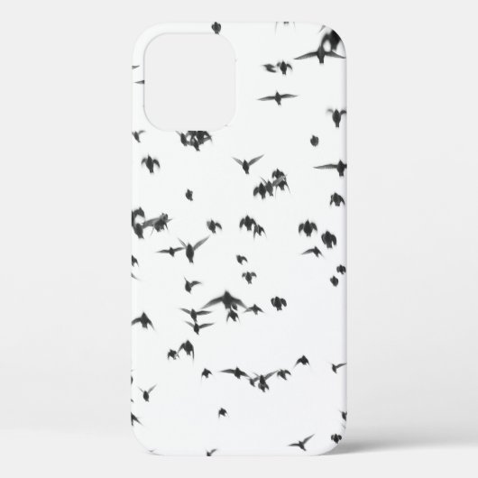 ZWARTE VOGELS DIE OP SKY VLIEGEN Case-Mate iPhone CASE (Achterkant)