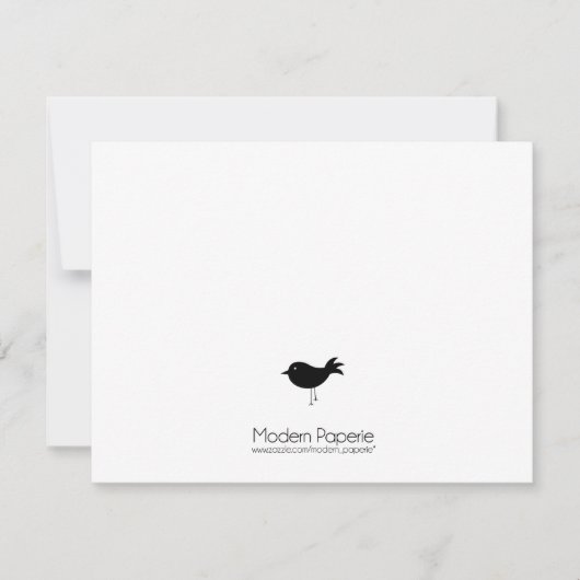 Zwarte vogels en koningsuitnodiging kaart (Voorkant)