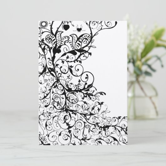 Zwarte vogels en zweemvogels Weddenschap #31g Kaart (Staand voorkant)