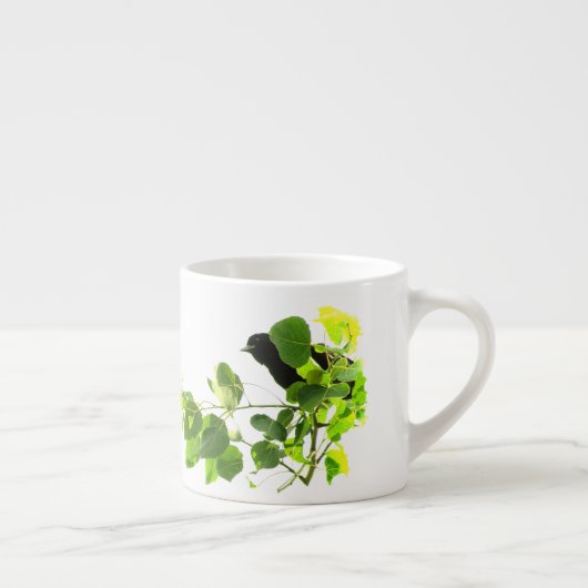 Zwarte vogels espresso kop (Rechts)