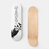 Zwarte vogels, Nevermore Persoonlijk Skateboard (Voorkant)