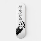 Zwarte vogels, Nevermore Persoonlijk Skateboard (Voorkant)