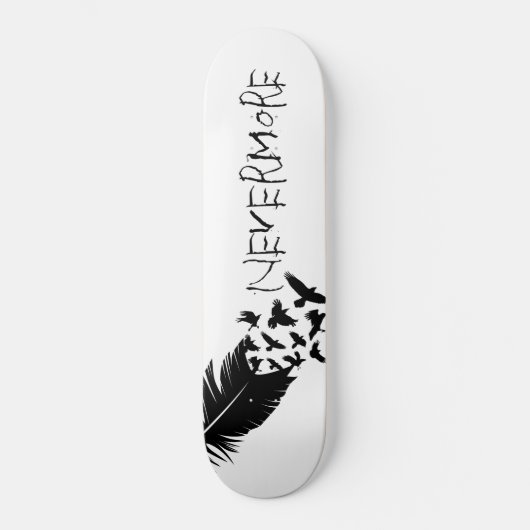Zwarte vogels, Nevermore Persoonlijk Skateboard (Voorkant)