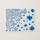 zwarte vogels puzzel iedereen legpuzzel (Horizontaal)