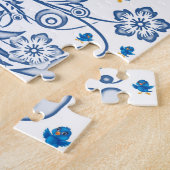 zwarte vogels puzzel iedereen legpuzzel (Zijkant)