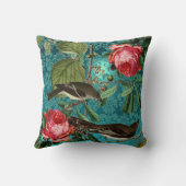 ZWARTE VOGELS, ROZE ROZEN AQUA BLAUW, BLAUWGROEN D KUSSEN (Achterkant)