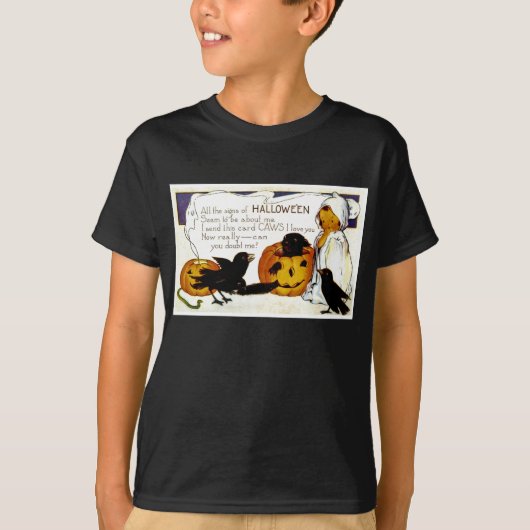 zwarte vogels t-shirt (Voorkant)