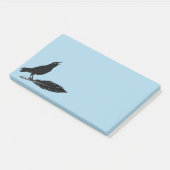 Zwarte Vogels Veer Pen Raaf Post-it Notities Post-it® Notes (Schuin)