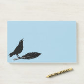 Zwarte Vogels Veer Pen Raaf Post-it Notities Post-it® Notes (Op bureau)
