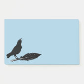 Zwarte Vogels Veer Pen Raaf Post-it Notities Post-it® Notes (Voorkant)