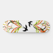 zwarte vogels zingen in de dood van de nacht skateboard (Horizontaal)