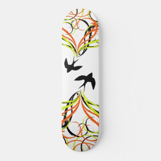 zwarte vogels zingen in de dood van de nacht skateboard (Voorkant)