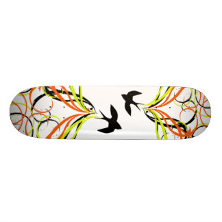 zwarte vogels zingen in de dood van de nacht skateboard