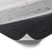 Zwarte Volkanische Beach | Nationaal park Vatnajok Poster (Hoek)