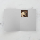 Zwarte volle nachtkaartje kaart (Binnen)