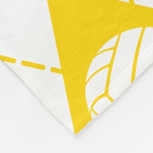 zwarte volleybalplokleur argyle fleece deken (Hoek)