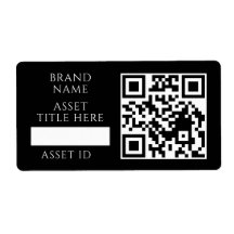 Zwarte Voorraad QR | Aangepaste Zakelijke Productc