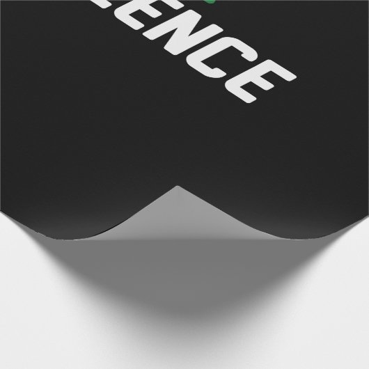 Zwarte voortreffelijke zwart werkblad cadeaupapier (Hoek)