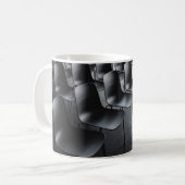 ZWARTE VOORZITTER KOFFIEMOK (Voorkant links)