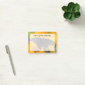 Zwarte vorm van oostelijke tijger post-it® notes (Kantoor)