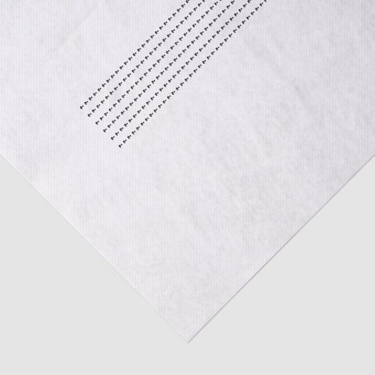 Zwarte Vraag Merk Mystery Gift Tissuepapier (Detail)