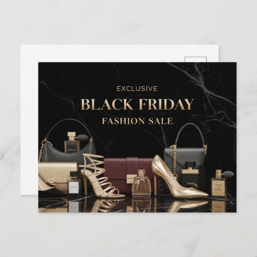Zwarte Vrijdag Briefkaart (Voorkant / Achterkant)