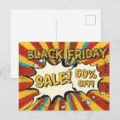 Zwarte Vrijdag Briefkaart (Voorkant / Achterkant)